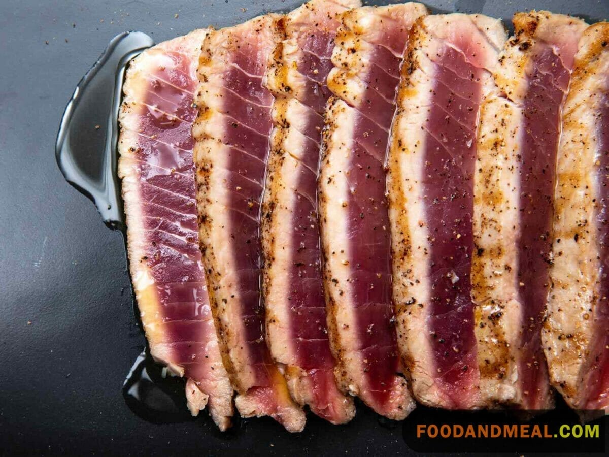 Baked Tuna Steak.