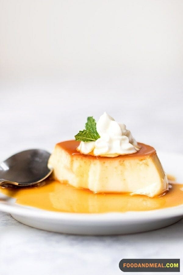 Japanese Caramel Custard Pudding