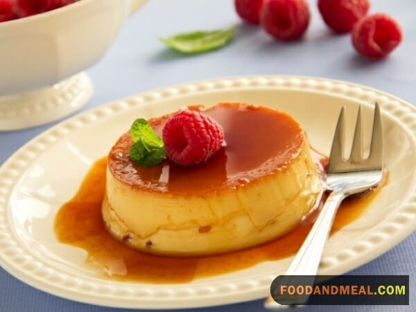 Japanese Caramel Custard Pudding