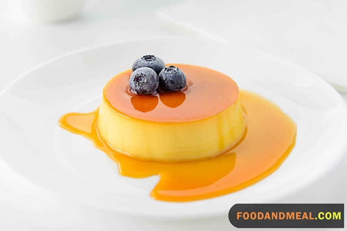 Japanese Caramel Custard Pudding