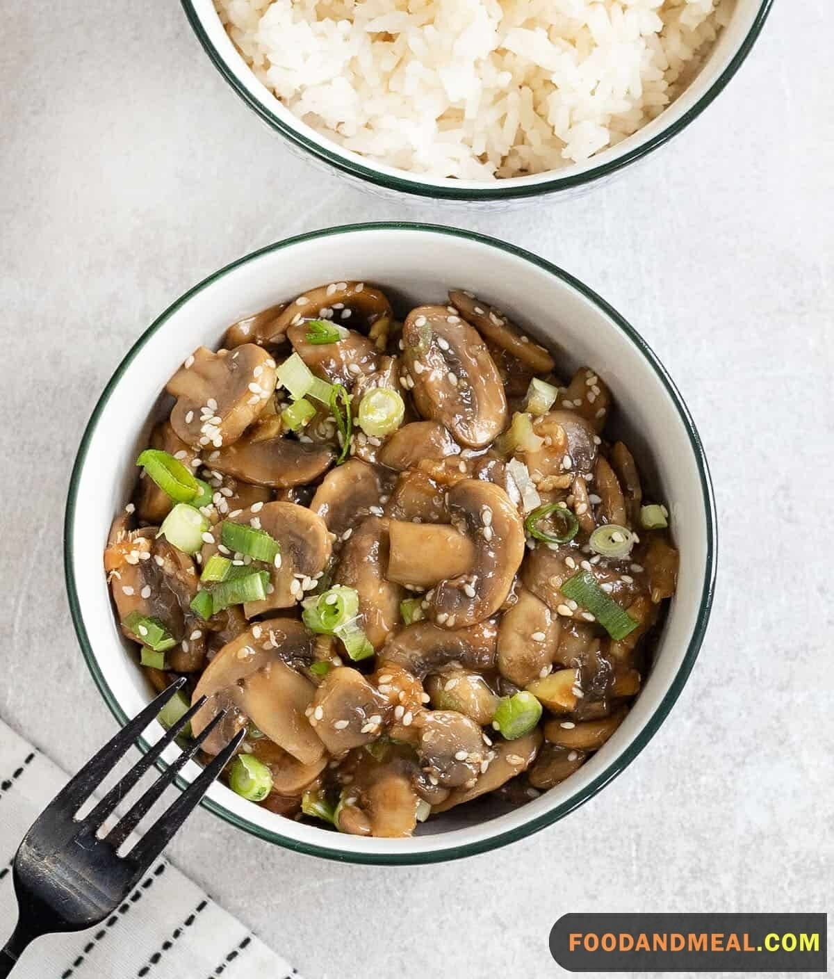 Teriyaki Mushroom Bowls