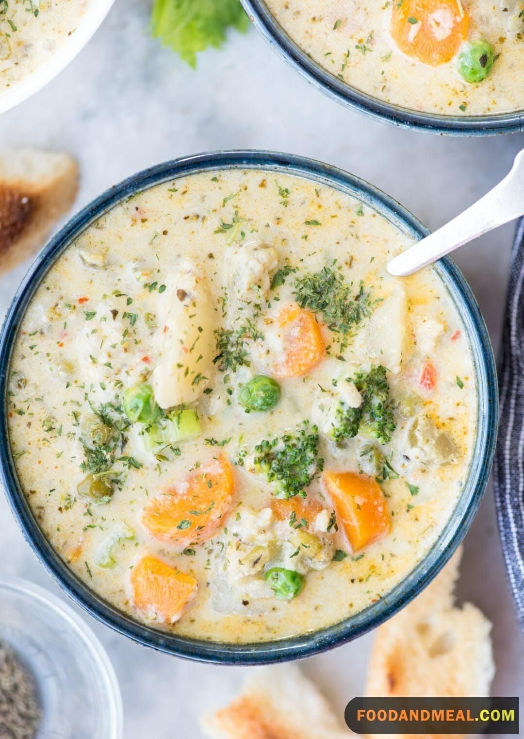 thick vegetarian creamy soup