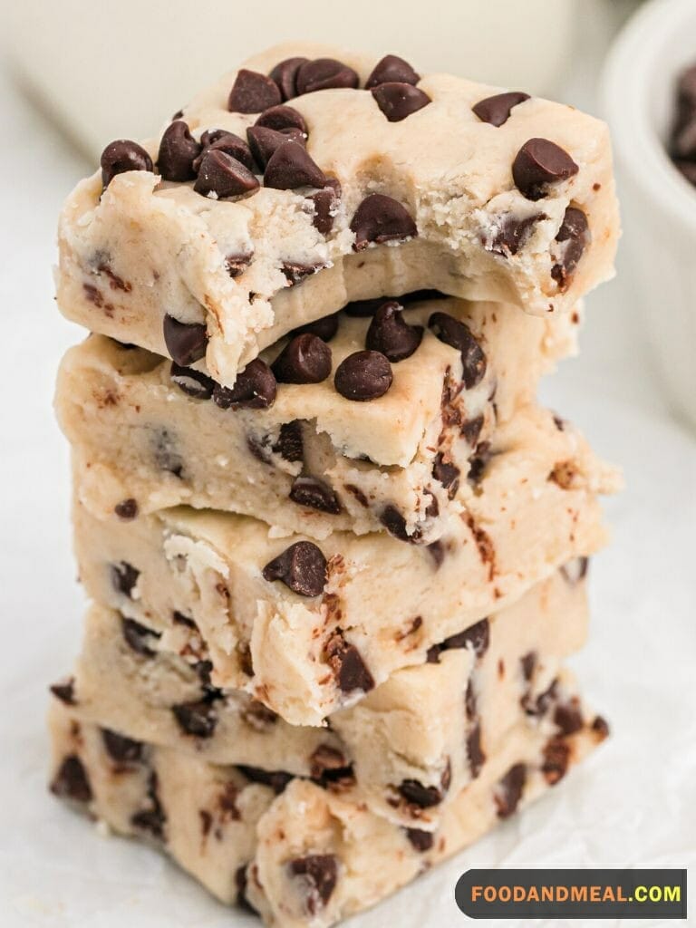 Chocolate Chip Cookie Dough Fudge