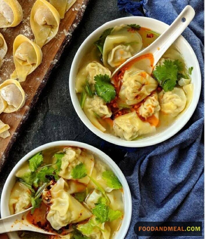 Japanese Chicken Dumpling Soup