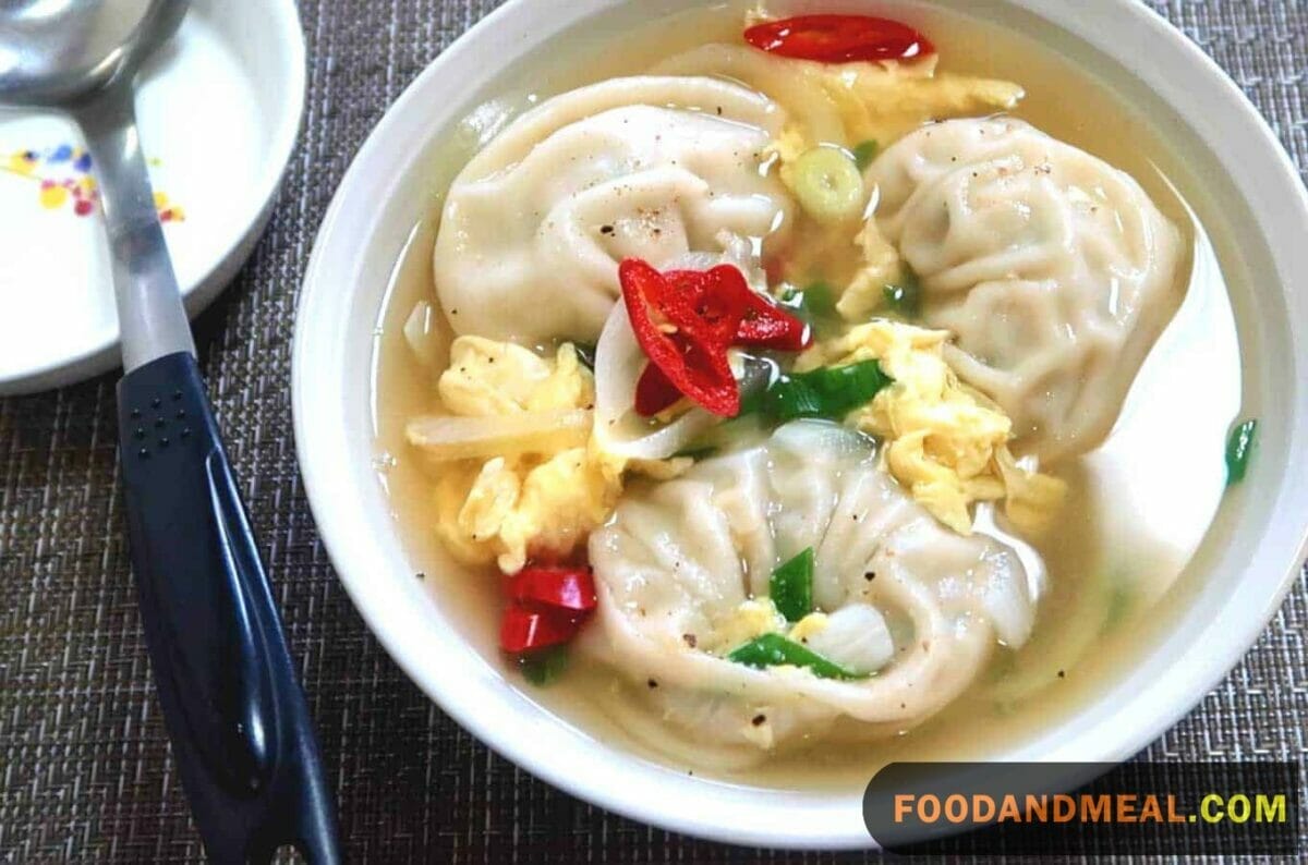 Japanese Chicken Dumpling Soup