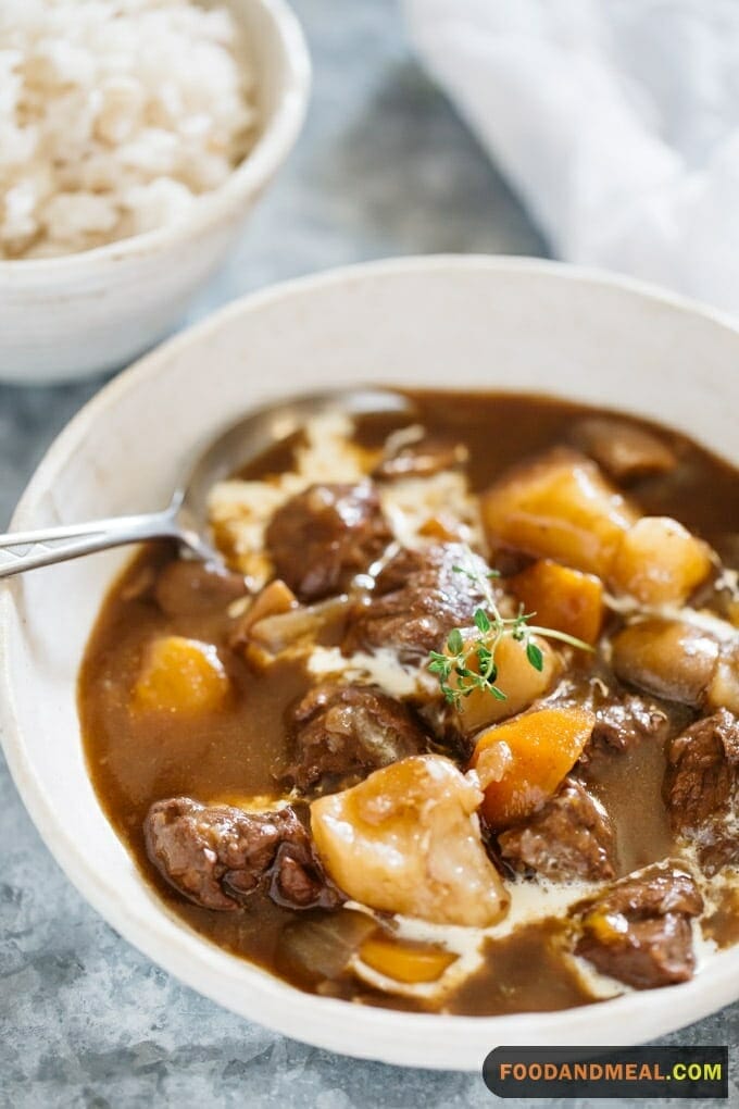 Japanese Beef Potato Soup