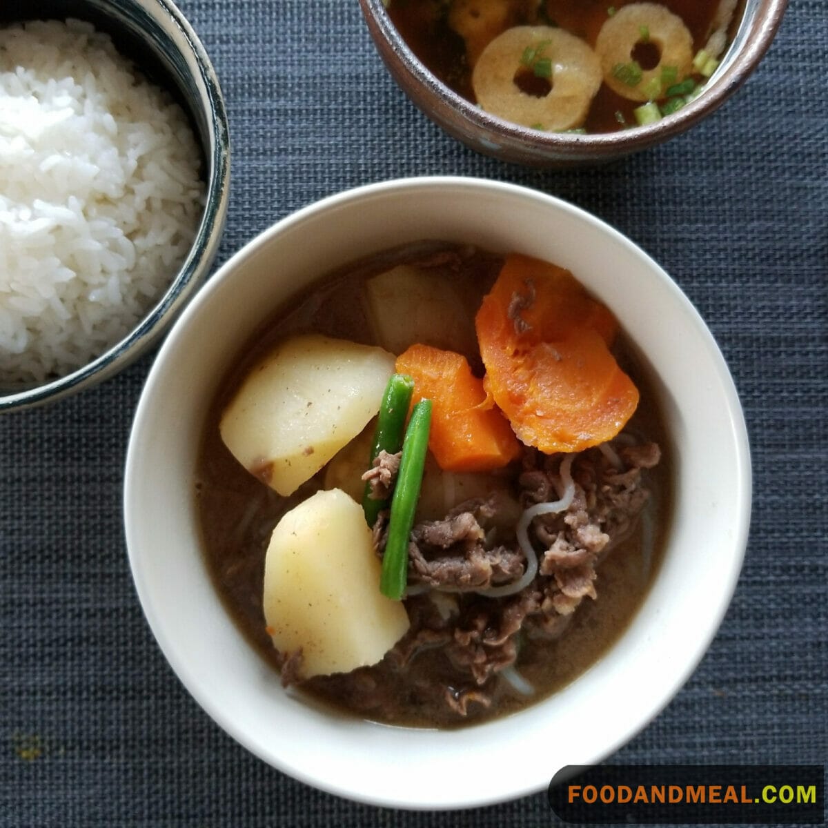 Japanese Beef Potato Soup