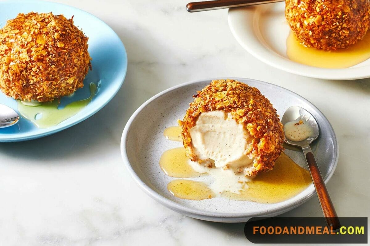 Tempura fried ice cream japanese recipe