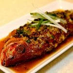 Easy-to-make Chinese Style Whole Fish Smothered in a Zesty Black Bean Sauce 5