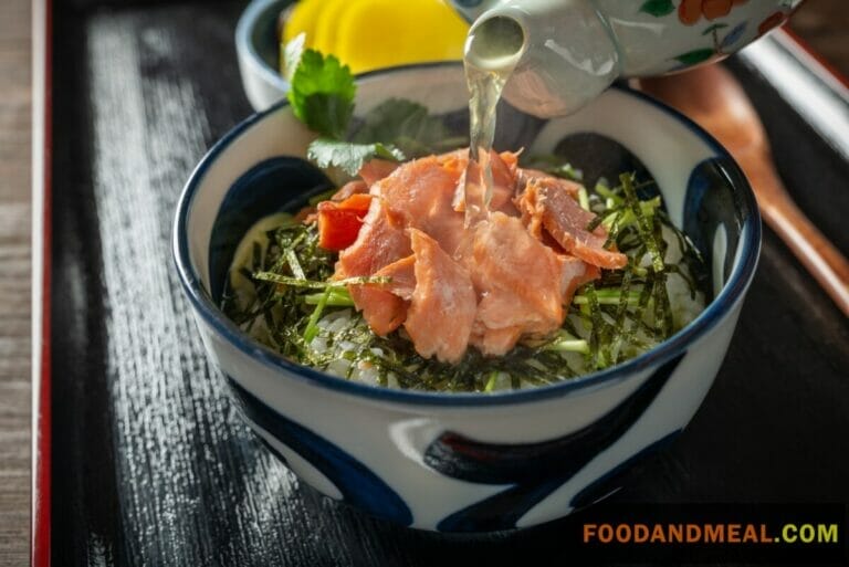 Easy-to-make Japanese Green Tea Over Rice - Ochazuke Recipe ...