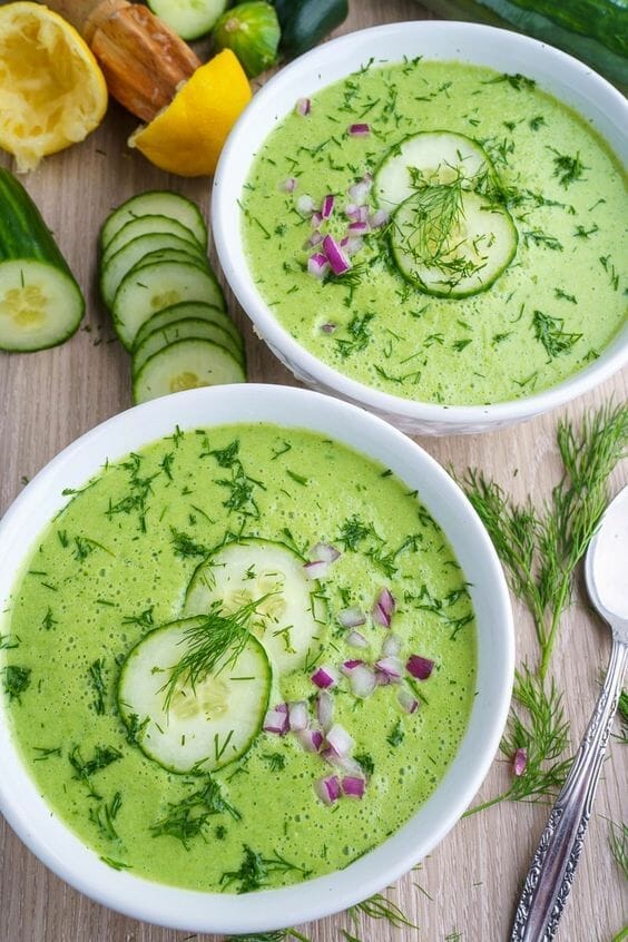 Basic recipe to cook Japanese Cucumber Summer Soup