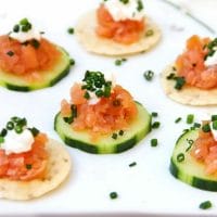 Exquisite Salmon Cucumber Tartare Bites Recipe 1