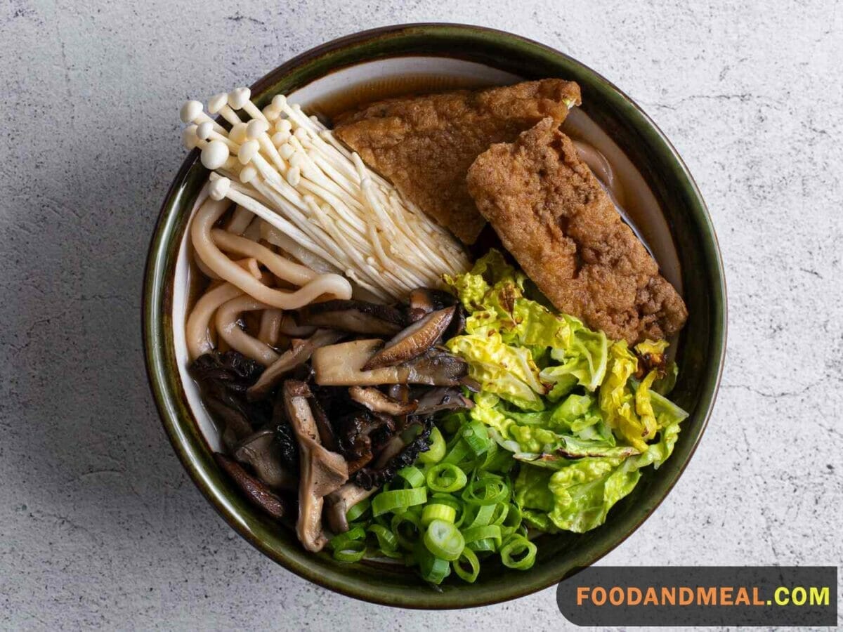 Japanese Mushroom Noodle Soup.