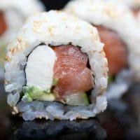Easy-To-Make Smoked Salmon Philly Roll Sushi Recipe 1