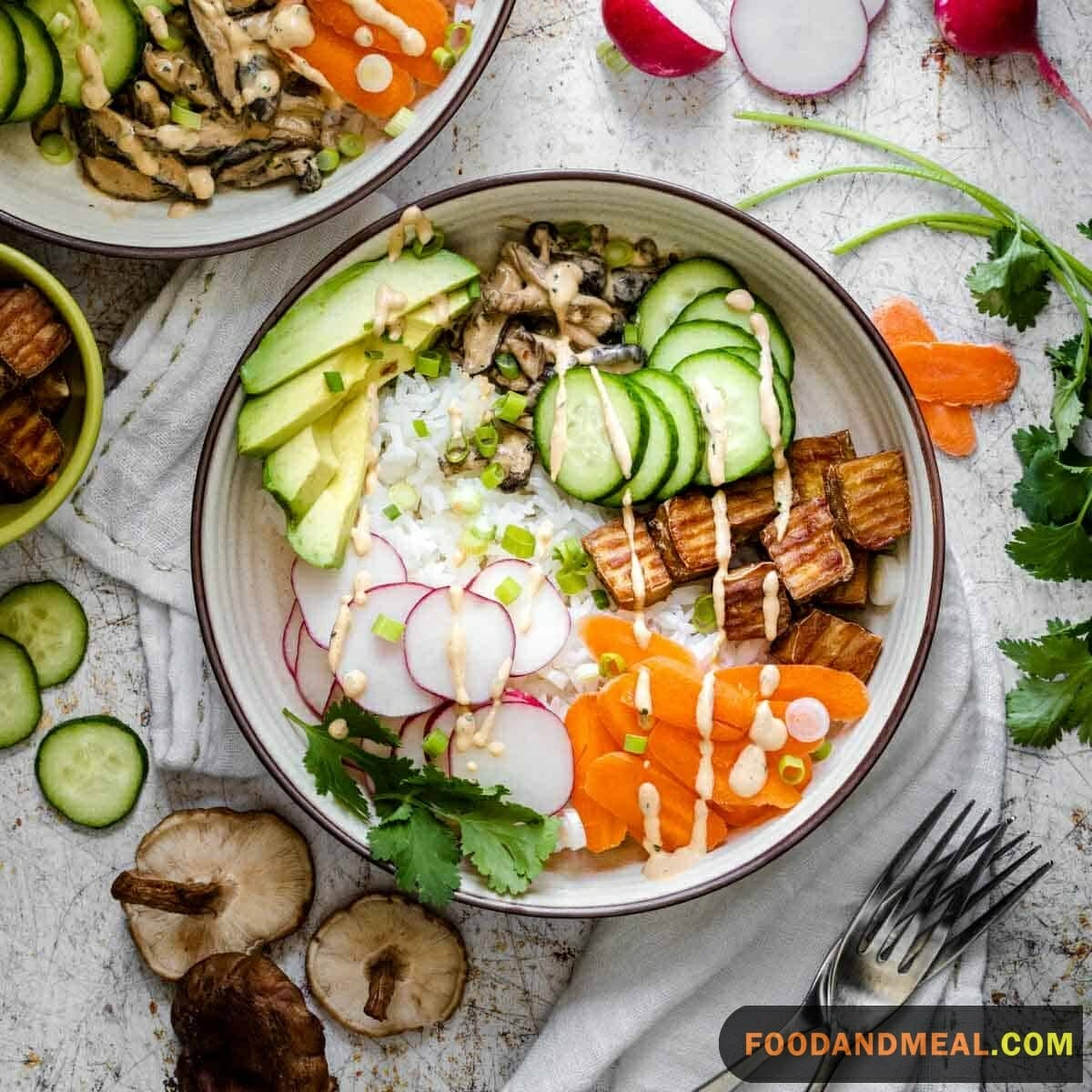 Veggie Sushi Bowls.