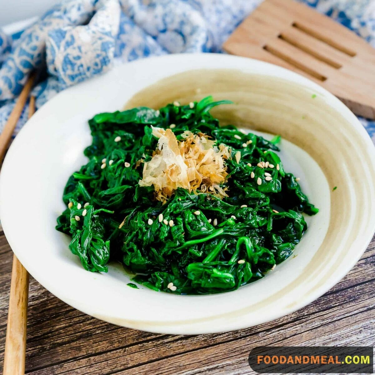 Japanese Spinach Salad