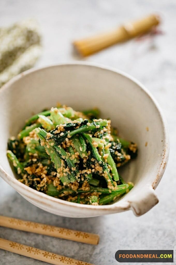 Japanese Spinach Salad