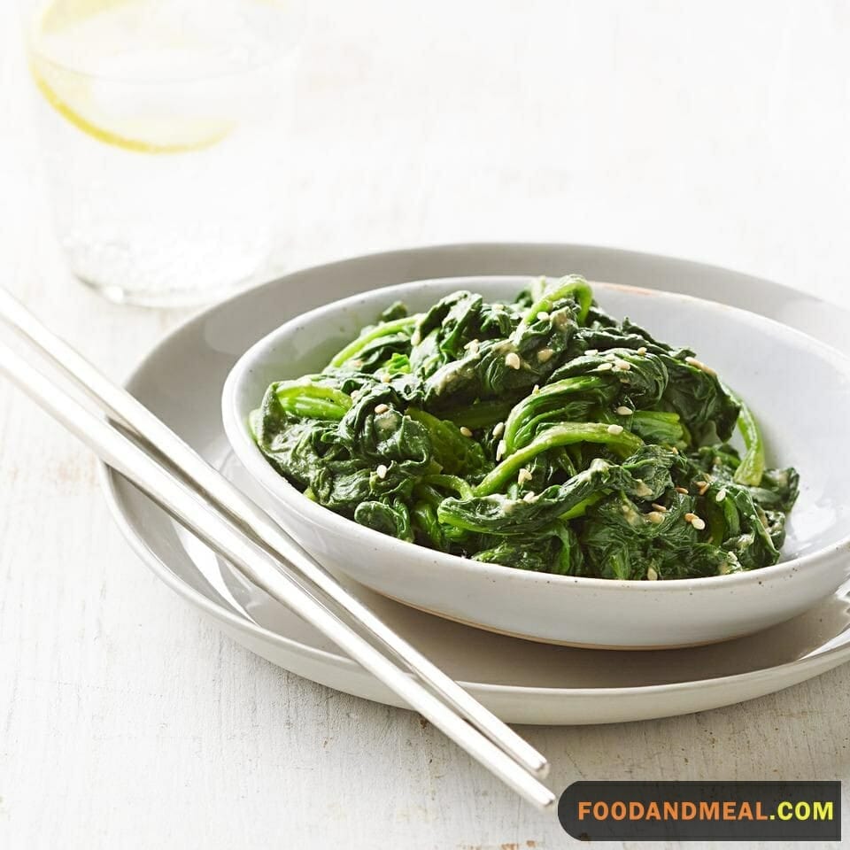 Japanese Spinach Salad.