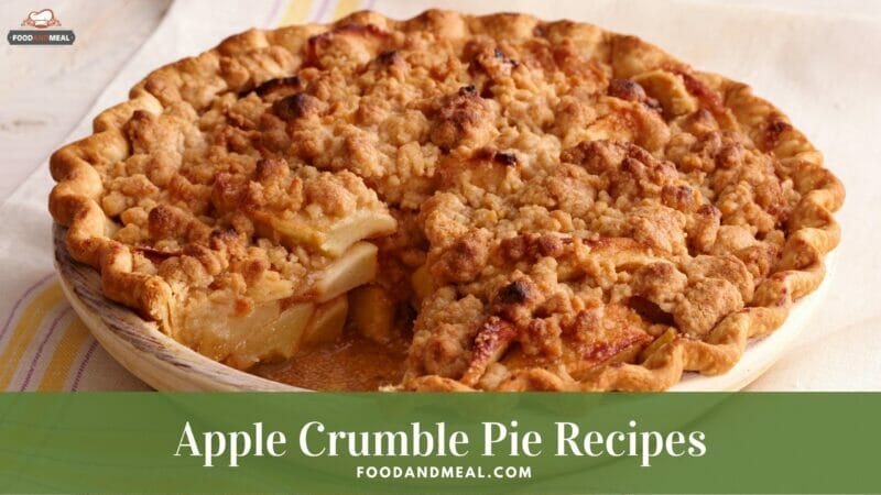 Homemade Low Potassium Apple Crumble Pie Recipes