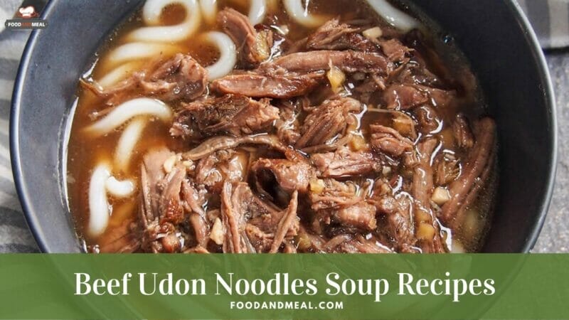 Reveal the "original" Beef Udon Noodles Soup