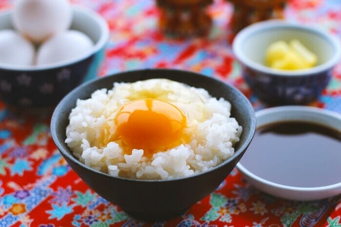 Easy-to-make Japanese Tamago Kake Gohan - Egg on Rice