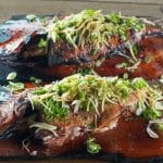 Easy-to-make Chinese Style Black Bass with Sauteed Bok Choy and Spring Garlic 7