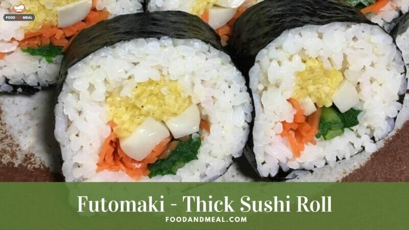 How To Make Futomaki - Thick Sushi Roll