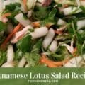 How to make Vietnamese Lotus Salad – Goi ngo sen