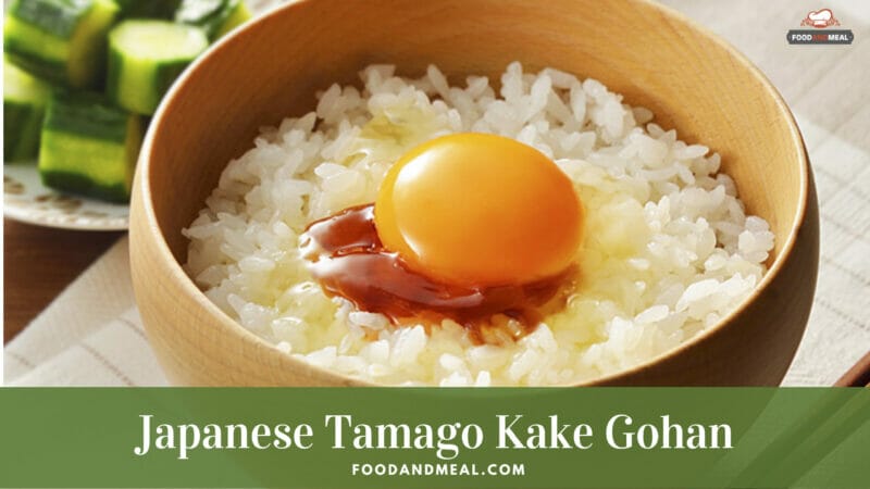 Japanese Tamago Kake Gohan