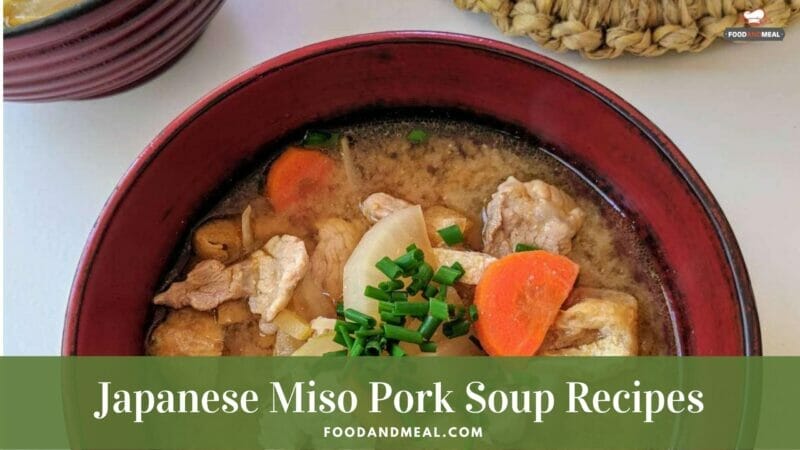 How to make Butajiru - Japanese Miso Pork Soup 1 How to make Butajiru - Japanese Miso Pork Soup