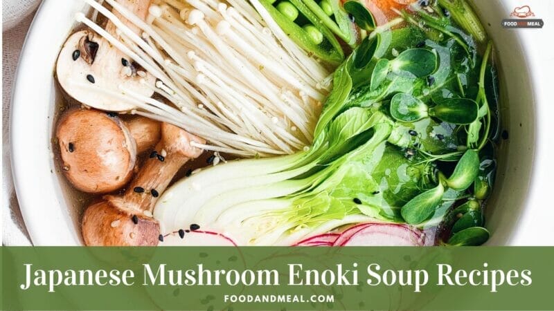 Process The Easiest Japanese Mushroom Enoki Soup
