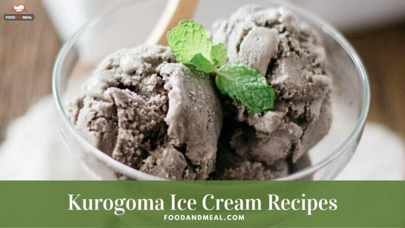 Best-Ever Recipe To Make Japanese Kurogoma Ice Cream