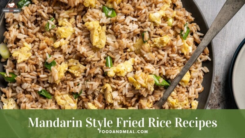 Basic Recipe To Cook Mandarin Style Fried Rice 2