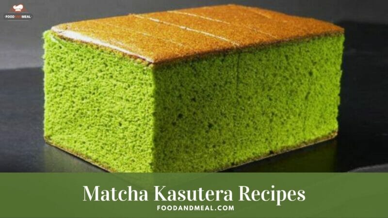 How To Make Matcha Kasutera - Green Tea Castella Cake