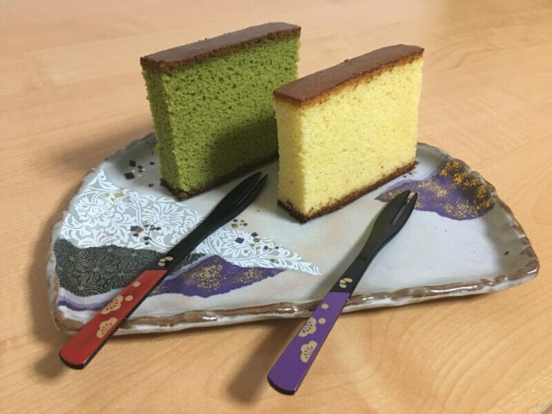 How to make Matcha Kasutera - Green Tea Castella Cake