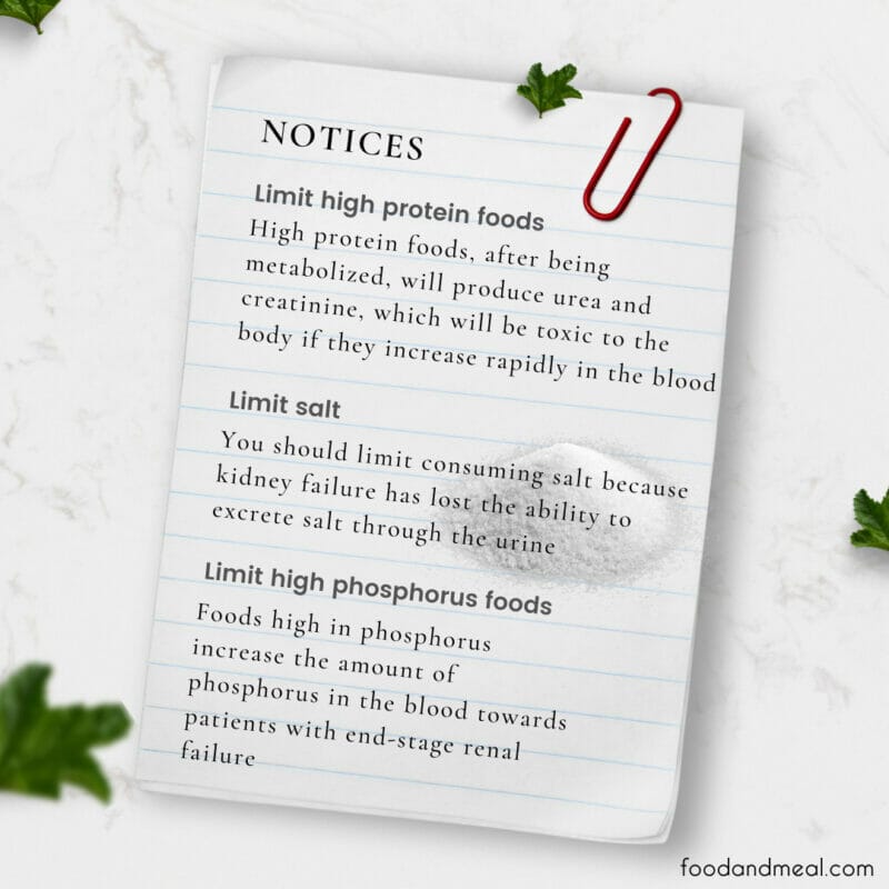 Notices For Kidney Patients