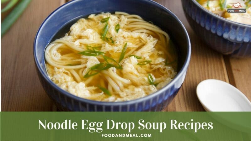 Easy-to-make Japanese Noodle Egg Drop Soup