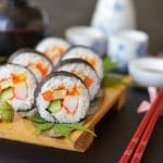How to make California Rolls Maki with an authentic Japanese recipe 8