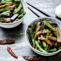 Eggplant and Green Beans Smothered - Best way to cook Chinese New Year Foods 2