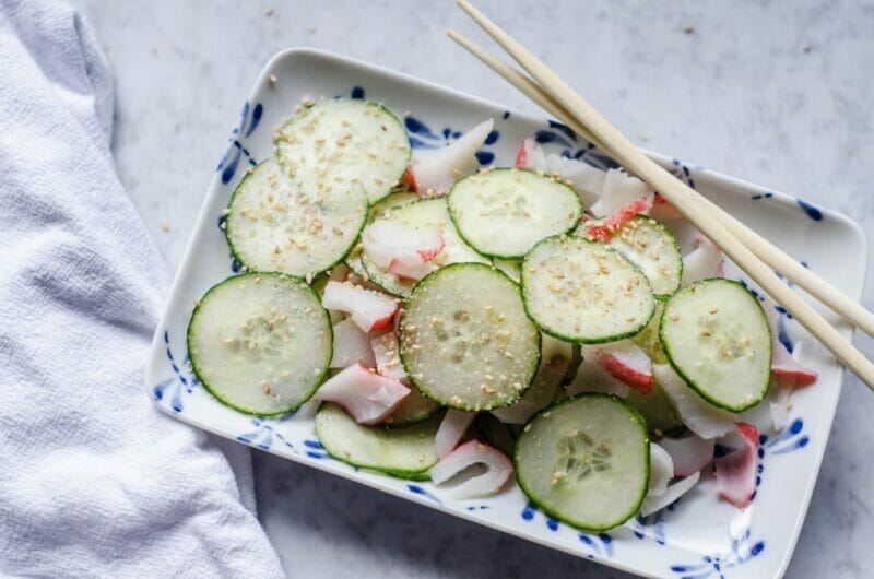 How to make Sunomono - Japanese Style Cucumber Salad