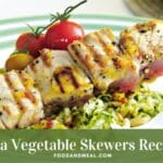 How to make Tuna Vegetable Skewers - 5 steps