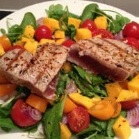 Method to make Mango Tuna Salad within only 10 minutes 2 Method to make Mango Tuna Salad within only 10 minutes 1