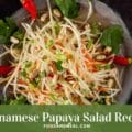 How to cook Vietnamese Papaya Salad – Goi Du Du