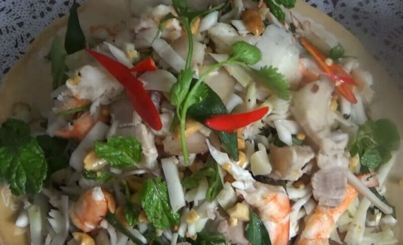 How to prepare Vietnamese Jackfruit salad - Goi mit tron