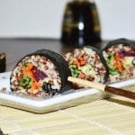 How to make vegetable maki roll at home 3
