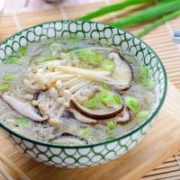 Process The Easiest Japanese Mushroom Enoki Soup 1
