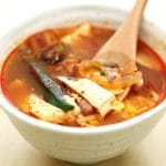 Basic recipe to cook Japanese Tofu Kimchi Soup 5