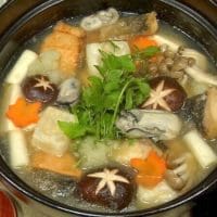 How to make Nabe - Japanese Seafood Soup 1