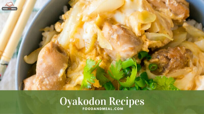 How To Make Oyakodon - Chicken And Egg Rice Bowl Recipes 1