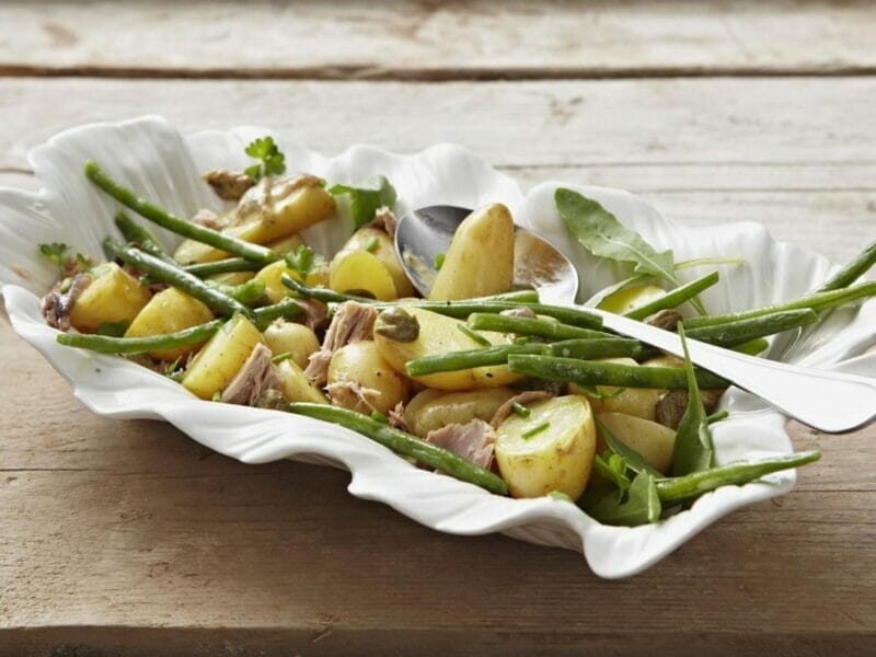 How To Make Potato Green Bean Pesto Salad With Tuna